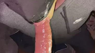 Swallowing Deepthroat Blowjob GIF