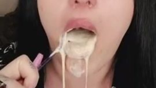 Gagging Gagged Deepthroat GIF